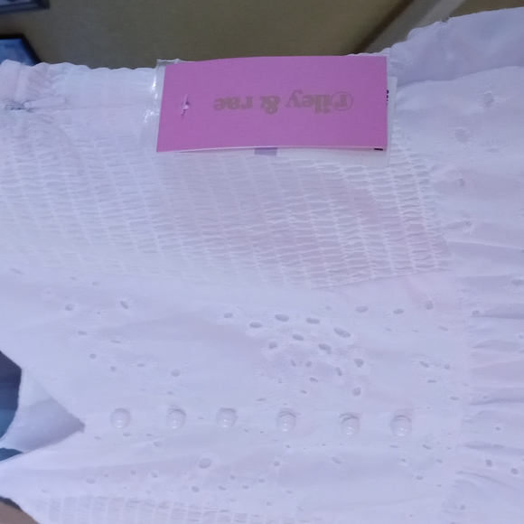 Riley & Rae 'Wait & Sea' Ultra White Sun Dress Women's Size 6 NWT - Picture 5 of 5